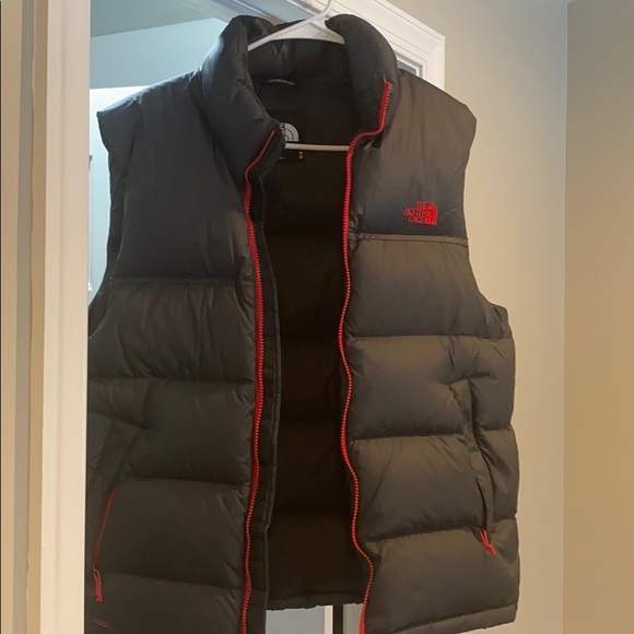 The North Face Other - NORTH FACE 700 vest w/ RED logo & zipper linings